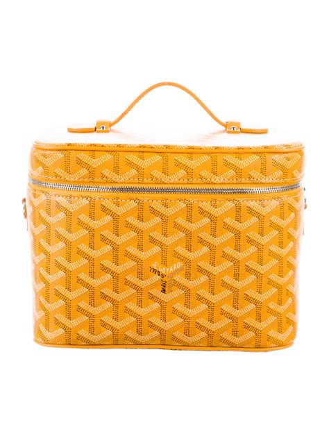 goyard muse vanity case yellow